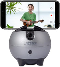 Load image into Gallery viewer, LA8 360 Rotation Auto Tracking Phone Holder No App Required Handsfree Face Body Motion Tracking Camera Phone Mount for Facebook YouTube TikTok Live Vlog Streaming Video
