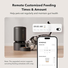 Load image into Gallery viewer, PETLIBRO Automatic Cat Feeder, 5G WiFi Automatic Dog Feeder with Freshness Preservation, 5L Timed Cat Feeder with Low Food Sensor, Up to 10 Meals Per Day, Granary Pet Feeder for Cats, Black
