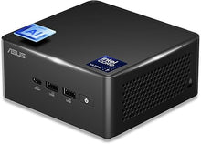 Load image into Gallery viewer, ASUS NUC 14 Pro AI Mini Pc, Ultra 7 155H (16C/22T, Up to 4.8GHz) Mini Desktop, 32GB DDR5 RAM 1TB PCIe 4 SSD Mini Computer, Intel Arc Gpu/AI GC/AI Boost/AI Ready/Type C 3.2/8K/HDR/My ASUS/BT5.3/WiFi 6E
