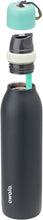 Load image into Gallery viewer, Owala FreeSip Twist Insulated Stainless Steel Water Bottle with Straw for Sports and Travel, BPA-Free, 24-oz, Blue/Grey (Foggy Tide)
