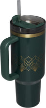 Load image into Gallery viewer, Stanley Quencher H2.O FlowStateTM 40 oz Stainless Steel Tumbler in Forrest Gloss Deco
