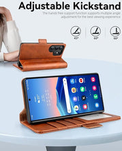 Load image into Gallery viewer, OCASE Compatible with Galaxy S25 Ultra Wallet Case, PU Leather Flip Folio Case with Card Holders RFID Blocking Kickstand [Shockproof TPU Inner Shell] Protective Phone Cover 6.9 Inch 2025, Retro Brown
