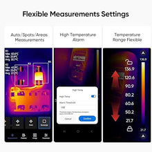 Load image into Gallery viewer, HIKMICRO Mini2Plus Thermal Camera USB C, 256 x 192 IR Resolution, Thermal Imaging Camera Android 25Hz Refresh Rate, Manual Focus, Thermal Imager 49,152 Pixels, -4°F to 622°F(not for iPhone 15)
