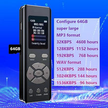 Load image into Gallery viewer, 64GB Digital Voice Recorder Mini Voice Recorder Upgraded Small Audio Recorder with MP3&amp;USB for Lectures, Meetings, Interviews…
