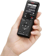 Load image into Gallery viewer, Sony ICD-UX570 Digital Voice Recorder, ICDUX570BLK, USB, Long Battery, Easy File Transfer, Expandable Memory, Batteries Included
