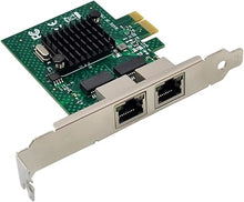 Load image into Gallery viewer, Dual-Port PCIe Gigabit Ethernet Server Adapter with NetXtreme BCM5720-2P Chipset PCI Express 1000M Network LAN Card for Windows Sever Linux Ubuntu VMware
