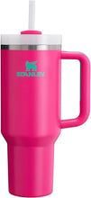 Load image into Gallery viewer, Stanley Quencher H2.0 FlowState Stainless Steel Vacuum Insulated Tumbler with Lid and Straw for Water, Iced Tea or Coffee, Smoothie and More, Passion Pink, 40 oz
