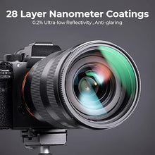 Load image into Gallery viewer, K&amp;F Concept 105mm MC UV Protection Filter with 28 Multi-Layer Coatings HD/Hydrophobic/Scratch Resistant Ultra-Slim UV Filter for 105mm Camera Lens
