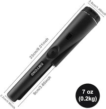 Load image into Gallery viewer, Dmyond Metal Detector Pinpointer, Professional Waterproof Handheld Pin Pointer Wand, Search Treasure Pinpointing Finder Probe with 9V Battery for Adults, Kids - Black
