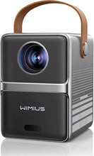 Load image into Gallery viewer, [Electric Focus] Mini Projector with 5GWiFi and Bluetooth, WIMIUS 1080P Outdoor Projector, Portable Movie Projector, 300&quot; Screen, Compatible with iOS/Android/TV Stick/HDMI/PS5
