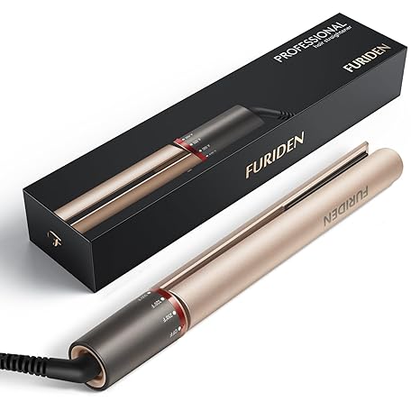 FURIDEN Professional Salon Quality Hair Straightener, Hair Straightener and Curler 2 in 1, Flat Iron Curling Iron in One, Fast Results | Long Lasting