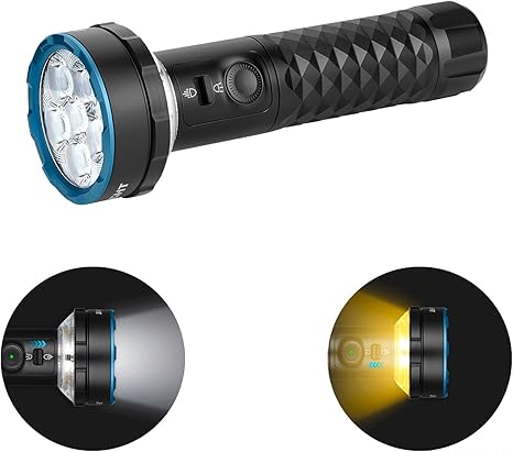 OLIGHT Prowess Rechargeable High Lumen Flashlights, 5,000 Lumens Super Bright Flashlight with Holster, High-Efficiency USB-C Charging LED Flashlight