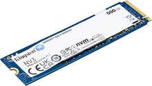 Load image into Gallery viewer, Kingston NV3 500GB M.2 2280 NVMe SSD | PCIe 4.0 Gen 4x4 | Up to 5000 MB/s | SNV3S/500G
