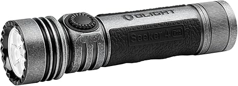 OLIGHT Seeker 4 Pro Rechargeable Flashlights, 4600 Lumens High Lumens Powerful Flashlight with USB C Holster, Bright Flashlight for Emergencies, Camping, Searching(SPB)