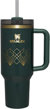 Load image into Gallery viewer, Stanley Quencher H2.O FlowStateTM 40 oz Stainless Steel Tumbler in Forrest Gloss Deco
