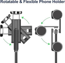 Load image into Gallery viewer, Selfie Stick Tripod with Remote?Aluminum Alloy Phone Tripod, Bluetooth Remote and 270°Rotation Stand Compatible with iPhone and Android Phone

