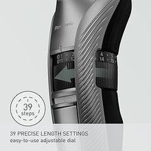 Load image into Gallery viewer, Panasonic Performance Hair Clippers with 2 Attachments and Adjustable Length Settings, Corded or Cordless Trimmer for Hair and Beard - ER-GC63-H (Silver)
