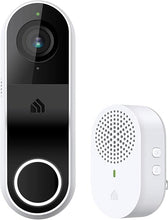 Load image into Gallery viewer, Kasa Smart Video Doorbell Camera Hardwired w/ Chime, 2K Resolution, Always-on Power, Night Vision, 2-Way Audio, Real-Time Notification, Cloud &amp; SD Card Storage, Works w/ Alexa &amp; Google Home (KD110)
