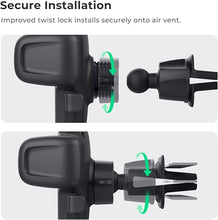 Load image into Gallery viewer, iOttie Easy One Touch 5 Air Vent &amp; Flush Mount Combo - Universal Car Mount Phone Holder for iPhone, Google, Samsung, Moto, Huawei, Nokia, LG, and all other Smartphones
