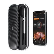 Load image into Gallery viewer, 500ft Bluetooth Wireless Meat Thermometer for Smoker, Fitflavor Digital Grill Meat Thermometer Wireless for Grilling BBQ Cooking Oven Rotisserie, Rechargeable Battery, IP67 Waterproof (FNT11-3)
