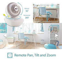 Load image into Gallery viewer, Moonybaby Baby Monitor Long Range No WiFi, Dual PTZ Cameras with Split Screen, Baby Room Temperature Display, Auto Night Vision, 2 Way Audio, Lullaby
