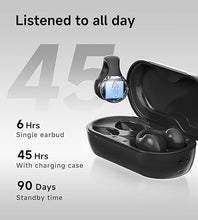 Load image into Gallery viewer, King Lucky i21 Open Ear Clip On Earbuds Wireless Bluetooth Ear Clip Headphones with Mic, Noise Cancelling, Waterproof IPX4, for Small Ears, Perfect for Running, Sports, and Glasses Wearers (Black)
