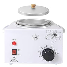 Load image into Gallery viewer, Portable Wax Warmer Machine for Painless Hair Removal, Women Men Professional Wax Heater with Adjustable Temperature Set,20pcs Wax Sticks (White - Single Pot)
