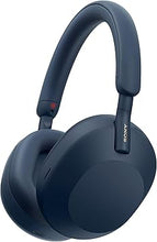 Load image into Gallery viewer, Sony WH-1000XM5 The Best Wireless Noise Canceling Headphones, Made Of Soft Fit Synthetic Leather, Integrated Processor V1, With 4 Beamforming Microphones, Up To 30-Hour Battery Life, Midnight Blue
