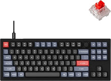 Load image into Gallery viewer, Keychron V3 Wired Custom Mechanical Keyboard Knob Version, TKL QMK/VIA Programmable Macro with Hot-swappable Keychron K Pro Red Switch Compatible with Mac Windows Linux Carbon Black (Non-Transparent)
