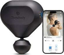 Load image into Gallery viewer, TheraGun Mini Massage Gun - Handheld Deep Tissue Percussion &amp; Compact Personal Massager for On-The-Go, Portable Muscle Pain Relief in Neck, Back, Leg, Hand, Shoulder and Foot (Black 2.0)
