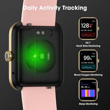 Load image into Gallery viewer, EURANS Smart Watch 45mm, Fitness Watch with Heart Rate/Sleep Monitor Steps Calories Counter, IP68 Waterproof Activity Tracker Compatible with Android iOS
