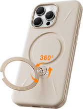 Load image into Gallery viewer, TORRAS 360° Spin Stand for iPhone 16 Pro Case, Fit for Magsafe, Hard PC Mil-STD Protective Scratch-Resistant Case for iPhone 16 Pro Phone Case, Ostand Spin, Dune Beige, 6.3 inch
