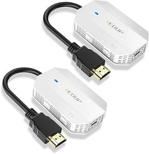 Load image into Gallery viewer, EDUP Wireless HDMI Transmitter and Receiver, Wireless HDMI Extender Kit, Plug &amp; Play, 50M/165FT Long Range, for Streaming/Casting Video and Audio to Monitor from Laptop/PC/HDTV/Projector/Camera-White
