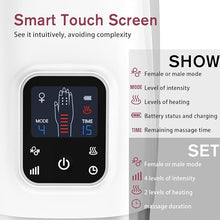 Load image into Gallery viewer, Hand Massager with Heat, Compression and Pressure Point Therapy for Carpal Tunnel &amp; Arthritis. LCD Display, Timer, Auto Shut-Off. Relieve Painful, Fatigue in Hands and Fingers for Women, Men
