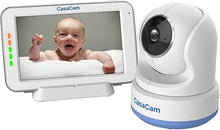 Load image into Gallery viewer, BM200 Video Baby Monitor with 5&quot; Touchscreen and HD Pan &amp; Tilt Camera, Two Way Audio, Lullabies, Nightlight, Automatic Night Vision and Temperature Monitoring Capability
