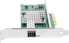 Load image into Gallery viewer, 10Gb PCI-E NIC Network Card for Intel X520-DA1/ E10G42BTDA,100MbE/1GbE/10GbE Single SFP+ Port, with Intel 82599EN Chip,10GbE PCI Express 2.0 X8 Ethernet Adapter Support Windows/Linux/VMware

