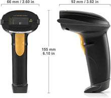 Load image into Gallery viewer, WoneNice USB Laser Barcode Scanner Wired Handheld Bar Code Scanner Reader Black
