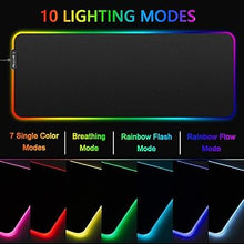 Load image into Gallery viewer, FELiCON Wired Game Keyboard and Mouse Combo, RGB LED Backlit Mechanical Feel Keyboard with Hand Rest Phone Holder,and 6 Button 3200 DPI Mice and Large RGB Mouse Pad for Computer Gamer Office
