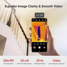 Load image into Gallery viewer, HIKMICRO Mini2 Thermal Camera Android, 256 x 192 IR Resolution, Thermal Imaging Camera Android, 25Hz Reframe Rate Infrared Camera Android, 50°Wide Angle, -4°F to 622°F, USB-C(not for iPhone 15)
