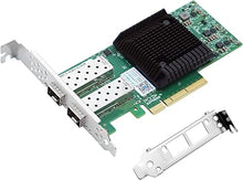 Load image into Gallery viewer, 25GbE NIC Network Card with Mellanox ConnectX-4 Chipset,Dual-SFP28 Ports PCI Express 3.0 X8 Ethernet Adapter
