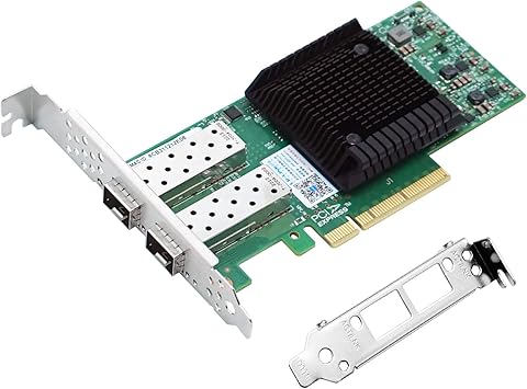 25GbE NIC Network Card with Mellanox ConnectX-4 Chipset,Dual-SFP28 Ports PCI Express 3.0 X8 Ethernet Adapter