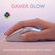 Load image into Gallery viewer, Logitech G705 Wireless Gaming Mouse, Customizable LIGHTSYNC RGB Lighting, Lightspeed Wireless, Bluetooth Connectivity, Lightweight, PC/Mac/Laptop - White Mist
