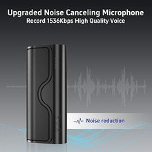 Load image into Gallery viewer, 128G Voice Recorder Maganetic Portable Digital 800 Hours/35 Days Continous Recording Device Voice Activated Audio Recorder with Strero Mics for Presentation Interviews Meetings Lectures
