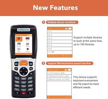 Load image into Gallery viewer, Wireless Barcode Scanner - Handheld Inventory Scanner Data Collector with 2.4GHz RF Transceiver for Warehouse &amp; Bookstore Management New N4 Interface Orange
