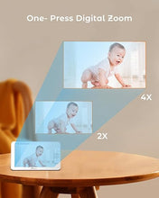 Load image into Gallery viewer, iFamily SM70C 7&quot; HD720P Baby Monitor with Camera and Audio - No WiFi? Hack Proof, Remote Zoom/Pan/Tilt,VOX Mode, Auto Night Vision, Built in Lullabies
