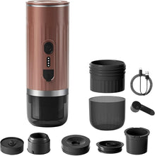 Load image into Gallery viewer, Portable Electric Espresso Machine, 3 in 1 for Ground Coffee &amp; NS Capsule &amp; DG Capsule Mini Coffee Maker, Fast Self Heating, Anti Dry Burning Technology, for Camping Travel RV Hiking Car Office
