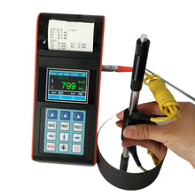 Load image into Gallery viewer, Portable hardness testers can measure materials: steel and cast steel, alloy tool steel, gray cast iron, ductile iron, cast aluminum alloy, copper-zinc alloy (brass), pure copper, forged steel (KH530)
