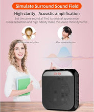 Load image into Gallery viewer, Portable Amplifier, Rechargeable Teacher Microphone, MiNi Amplifier System, Classroom Microphone, Tour Guide, Yoga Outdoor
