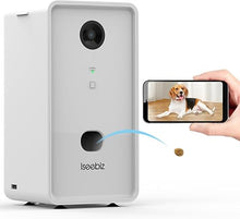 Load image into Gallery viewer, Pet Camera Treat Dispenser, 2.4G &amp; 5G WiFi Dog Camera with 2 Way Audio Talk Listen, 1080P Night Vision Cat Dog Cam, App Control Tossing, Multi Devices Login, Compatible with Alexa, Upgraded
