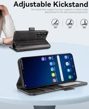 Load image into Gallery viewer, OCASE Compatible with Galaxy S25 Wallet Case, PU Leather Flip Folio Case with Card Holders RFID Blocking Kickstand [Shockproof TPU Inner Shell] Protective Phone Cover 6.2 Inch 2025, Retro Graphite
